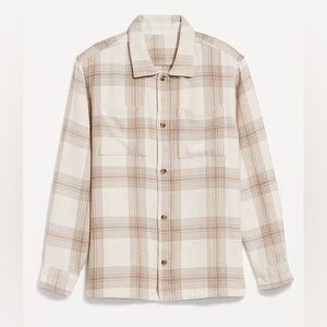 Old Navy Men's Plaid Heavyweight Flannel Large